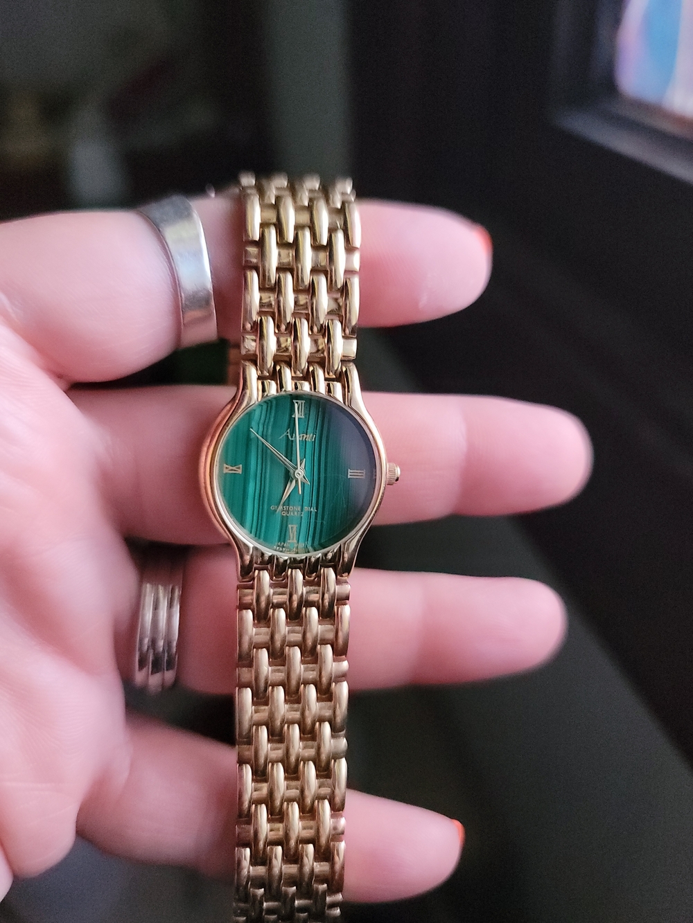 Vintage Malachite AVANTI Watch - Picture 6 of 7